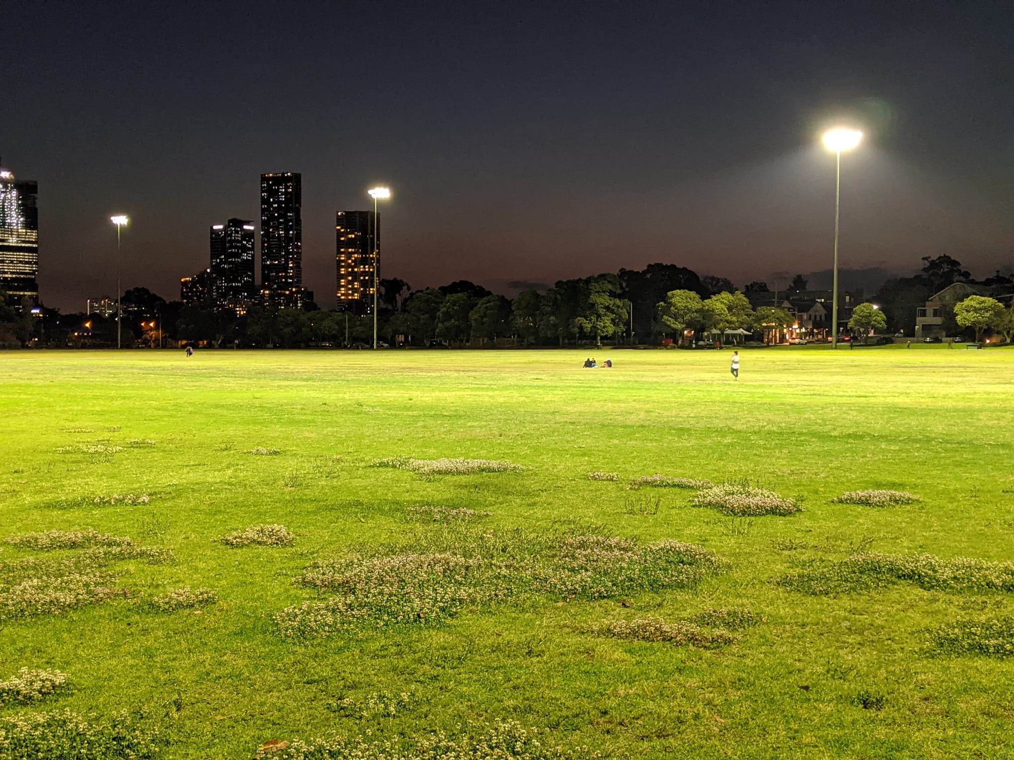 Doyle Park Sport Fields By Night. Sport Field lighting by Automated
